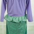thumbnail image 4 of KAWELL Princess Mermaid Costume Cosplay Party Dress Up with Accessories, 4 of 7