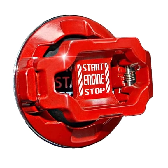 Car Stop Button Decor Engine Push Switch Cover Protector for pwm25