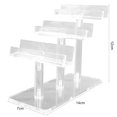 thumbnail image 6 of Pnellth 1 Set Acrylic Glasses Display Stand Multi-tiers Heavy Duty Non-slip Freestanding Desktop Sunglasses Eyeglasses Eyewear Show Holder Rack, 6 of 7