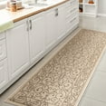 thumbnail image 5 of JONATHAN Y SANTA MONICA 2 x 10 Runner Rug, Charleston Vintage Filigree Textured Weave - Beige/Brown, SMB106A-210, 5 of 6