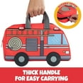 thumbnail image 4 of Bentology Insulated Kid's Lunch Box- Fire Truck- Lunchbox Tote Keeps Food Hot or Cold For Hours- Reusable Bag Fits Ice Packs, Nesting Bento Containers, Thermoses Easily- Gift for Boys & Girls, 4 of 5