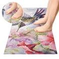 thumbnail image 2 of Hibiscus Flowers and Bird Luxury Kitchen Rug Non Slip Bathroom Plush Mat Shaggy Bedroom Carpet 39"x20", 2 of 6