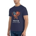 thumbnail image 6 of Generic Vintage T-Shirts Proud to be American Gildan Men's Short Sleeve T-Shirt 180g, 6 of 8
