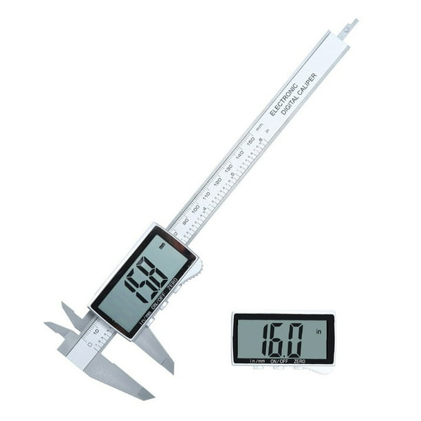 Vernier Caliper Measuring Ruler Micrometer Gauge Plastic Automatic on
