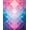 Pink Purple Blue, Pattern 3, variant on ODIKA Pink Tie Purple Dye Swirl Ombre Gradient Watercolor Abstract Foldable Easy Care for King Size Bedroom, Master Suite, Under Bed