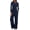 Dark Blue, variant on Two Piece Sets for Women Tracksuit Full Set Long Sleeve Tops Drawstring Elasticized Waist Wide Leg Trousers Casual Lounge Wear Co Ord Sets Matching Activewear Gym Sets
