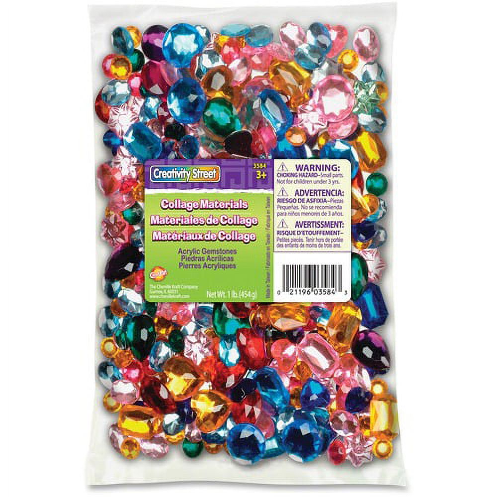 Creativity Street Acrylic Gemstones Classpack - Art - 1 / Pack - Assorted | Bundle of 10 Packs