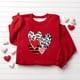 thumbnail image 1 of Blusas y camisas de manga larga con cuello redondo Estampado para niños Estampado de manga larga Casual Suelto Forro polar para mayor calidez Sudadera con capucha de manga larga con cuello redondo par, 1 of 5