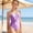 Purple, variant on XINXIAOO Girls One Piece Swimsuits Solid Color Adjustable Straps Girls Swimsuits Size 13-14 Years Kids Bathing Suits Girls