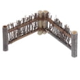 thumbnail image 1 of DECORNIJIA 1Pcs Mini Bamboo Fence Handcrafted for Garden Enthusiasts 13.44X3.97X0.75In, 1 of 6