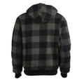 thumbnail image 5 of Men's Winter Striped Casual Knit Sweater, Fashion Hooded Jacket with Zipper, Fall Winter Pullover for Outdoor Wear, Travel and Cold Weather Protection,Green,L, 5 of 5