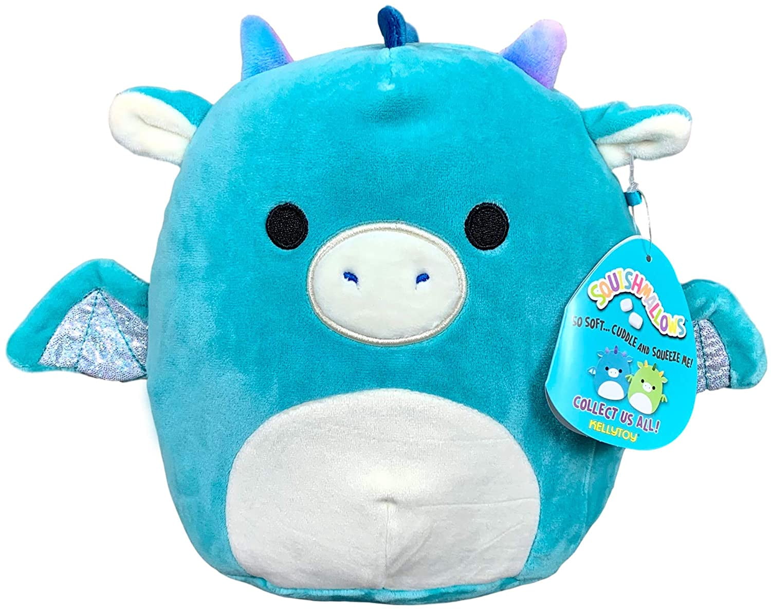 Details about   Squishmallow Kellytoy 16" Miles The Dragon Super Soft Plush Toy New With Tag 