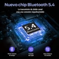 thumbnail image 3 of Auriculares inalámbricos Bluetooth 65h de larga duración con carcasa de cargador inalámbrico ipx7 auriculares impermeables con micrófono, 3 of 8