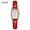 Red_, variant on Fashion Quartz Watch for Women – Rectangular Dial, Waterproof, Premium Leather Strap