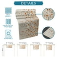 thumbnail image 7 of Table Runner Orange Gray Floral Table Decoration for Kitchen Dinning Spring Flowers Table Decoration for Indoor Outdoor Party Wedding Decor 13x72 Inch, 7 of 7