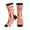 3 Black, variant on Men's Red White Abstract Striped Novelty Athletic Socks Women's Digital Printing Funky Patterned Crew Socks