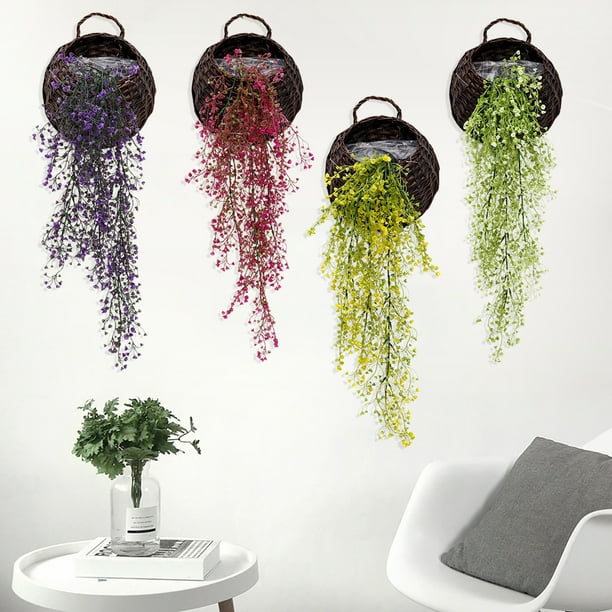 AURORA TRADE Artificial Hanging Ferns Plants Vine Fake Ivy Boston Fern