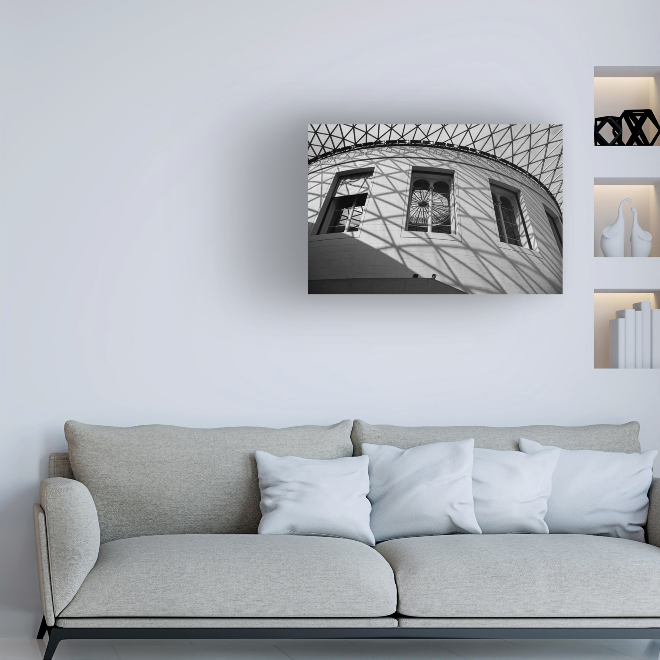 Trademark Fine Art Milan Uhrin In The Gallery Canvas Wall Art