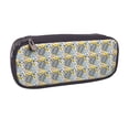thumbnail image 2 of Picia Sea Turtle Pattern Large Capacity PU Leather Pencil Case Organizer Pen Marker Holder Double Zipper Storage Bag Big Pencil Pouch for College Office, 2 of 6