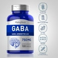 thumbnail image 3 of GABA 750mg | 100 Capsules | Supplement for Men and Women | by Piping Rock, 3 of 7