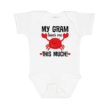 

Inktastic My Gram Loves Me Grandchild Boys or Girls Baby Bodysuit