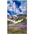 thumbnail image 2 of Spring Blooming Crocus Flowers - Landscape Canvas Art Print, 2 of 3