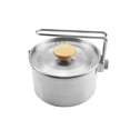 thumbnail image 1 of Advancent Olla para acampar de acero inoxidable, utensilios de cocina para exteriores, herramienta de cocina de viaje, vajilla, cafetera para equipo de Kits de desorden para acampar Advancent OD032133-00B, 1 of 6