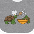 thumbnail image 4 of Inktastic Cute Turtle Chefs Making Soup Boys or Girls Baby Bib, 4 of 4