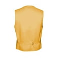 thumbnail image 3 of Best Tuxedo Men's Formal, Tuxedo, Wedding, Prom, Cruise Vest, Bow-Tie & Hankie Set in Gold - XS, 3 of 3