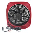 thumbnail image 5 of Comfort Zone RA49818 10 in. Square Turbo Fan Red & Black, 5 of 5
