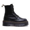 thumbnail image 2 of Dr. Martens Womens Jadon 8" Leather Boots Shoes Platform Style - Black, 2 of 6