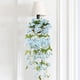 thumbnail image 5 of Ratán Artificial Guirnalda de flores artificiales de plástico azul con forma de enredadera colgante de ratán y orquídeas simuladas para decoración de paredes interiores (1 pieza) Rkxzt, 5 of 8