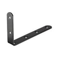 thumbnail image 4 of Uxcell L Shape 125x75x20mm Black Corner Brace Angle Bracket 2 Pack, 4 of 5