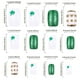 thumbnail image 3 of Uñas postizas (24 unidades) para el Día de San Patricio. Uñas postizas, adhesivos para uñas, adhesivos de larga duración para uñas completas., 3 of 6