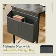 thumbnail image 4 of CONCETTA Modern L-Shaped Desk, Computer Desk Sleek Design, Spacious Workspace, Gray, 4 of 7