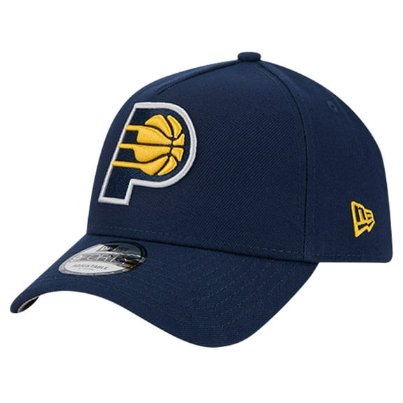 Men's New Era Navy Indiana Pacers A-Frame 9FORTY Adjustable Hat