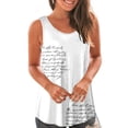 thumbnail image 2 of Birdeem Camisole pour Femmes Mode pour Femmes Imprimé Col Rond Ample Sans Manches T-Shirt Chandail Hauts, 2 of 12