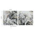 thumbnail image 2 of Toile Peinte À La Main Art Mur Tropics Golden - Ensemble De 2, 2 of 3