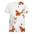 thumbnail image 2 of Bnwani Mens Shirts Short Sleeve Tee Casual Crew Neck Shirts White 2XL, 2 of 5