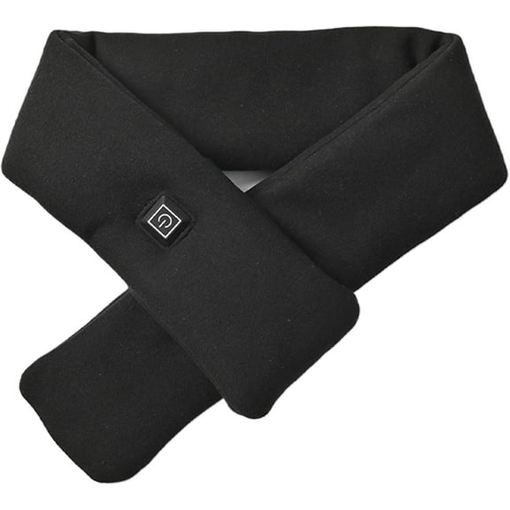 Heated Scarf for Women, Rechargeable USB Neck Warmer with Three Temperature Settings, Soft Plush Wearable Heating Pad for Indoor & Outdoor Use