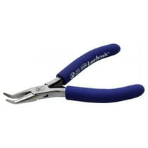 Aven 10310 Serrated Jaws Bent Nose Pliers - 4.5 Inch