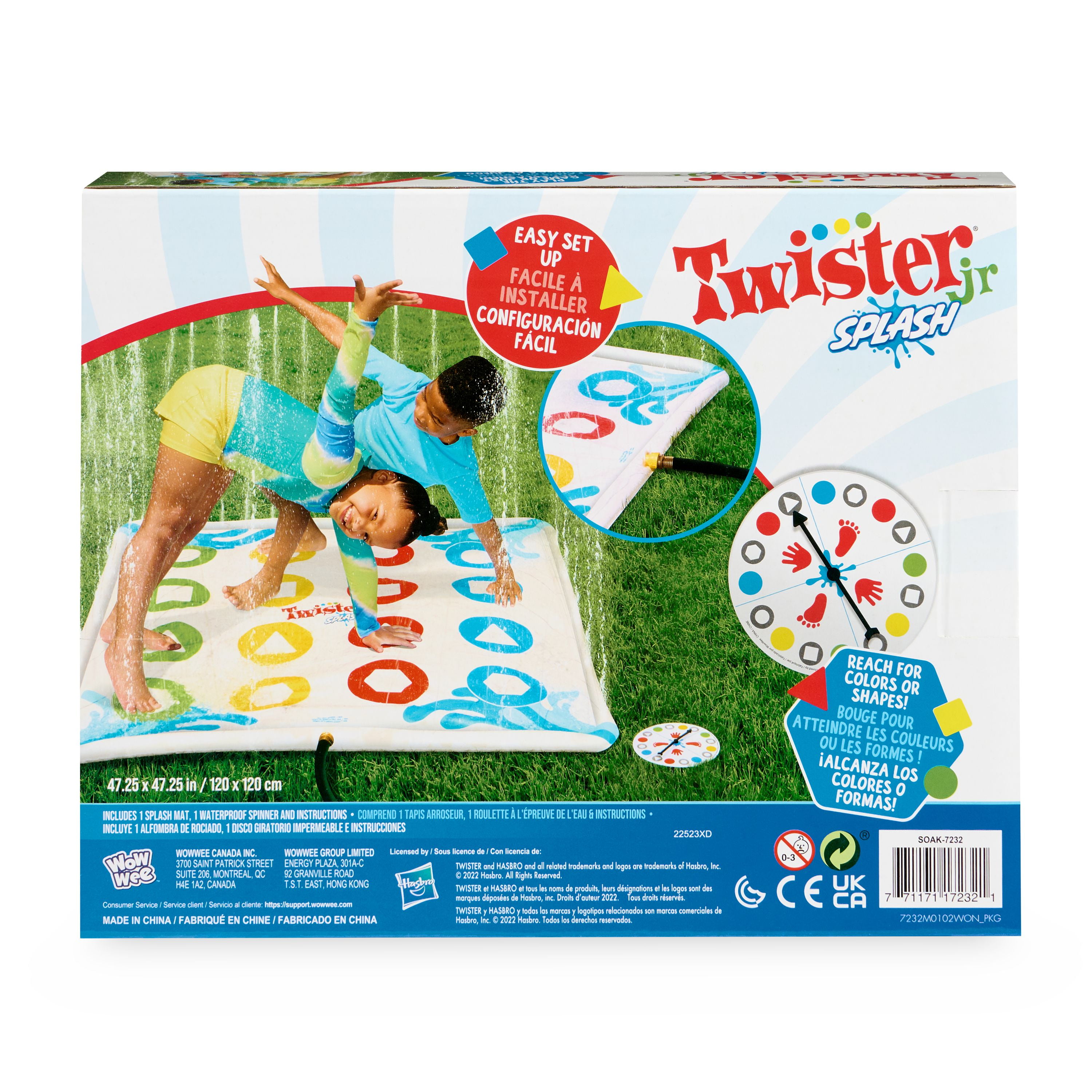 Hasbro Twister Jr Splash Game by WowWee 
