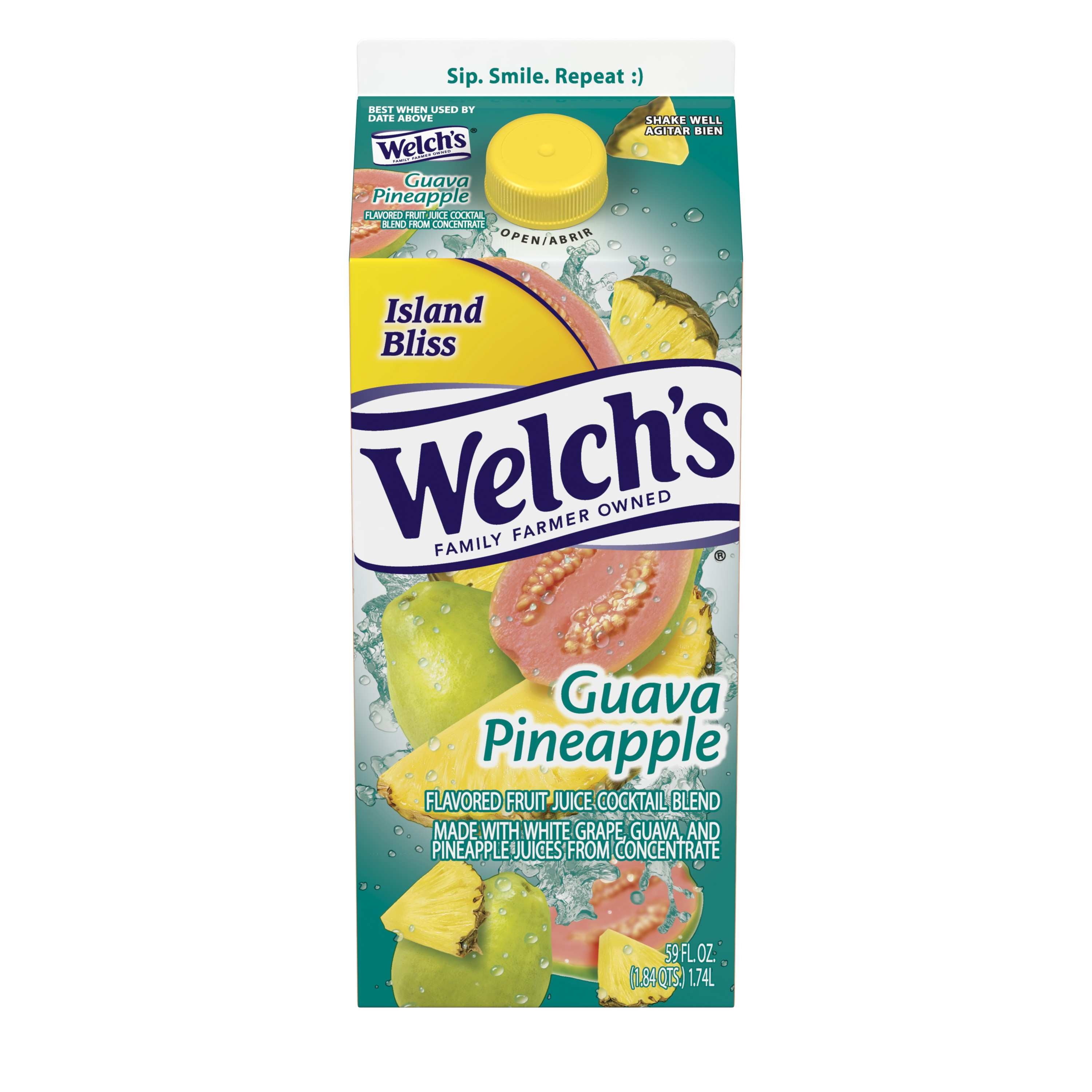 Welch's Guava Pineapple Juice, 59 Fl. Oz.