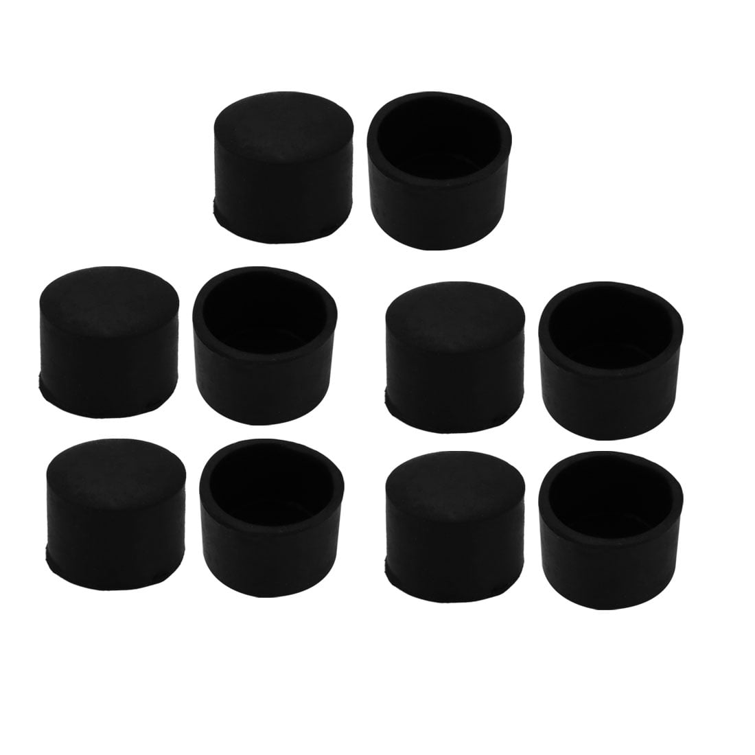 10pcs Chair Leg Caps Rubber Floor Protector Furniture Feet Covers 10pcs Chair Leg Caps Rubber Floor Protector Furniture Feet Covers 32mm Inner Dia
