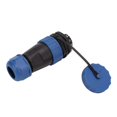 thumbnail image 2 of Waterproof Plug Socket Connector 380V 45A Back Nut Welding Free Aviation Power Connector 9 Pin, Contact Size 2.8x9mm, 2 of 5