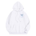 thumbnail image 4 of Women Sweatshirts Women's Hoodie Sweatshirt with Pocket for Everyday Comfort and Casual Style White M, 4 of 7