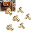 thumbnail image 4 of Brass Rivets Kit, 50 Set 8mm Slot Screw Decorative Curved Rivet for Leather Bag Paper, 4 of 7