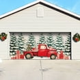 thumbnail image 3 of Christmas Polar Believe Garage Door Decoration 34x26x3cm Vintage Believe Train Garage Door Banner Cover Polar Santa Garage Backdrop for Xmas Eve Holiday Outdoor Wall Decor, 3 of 5