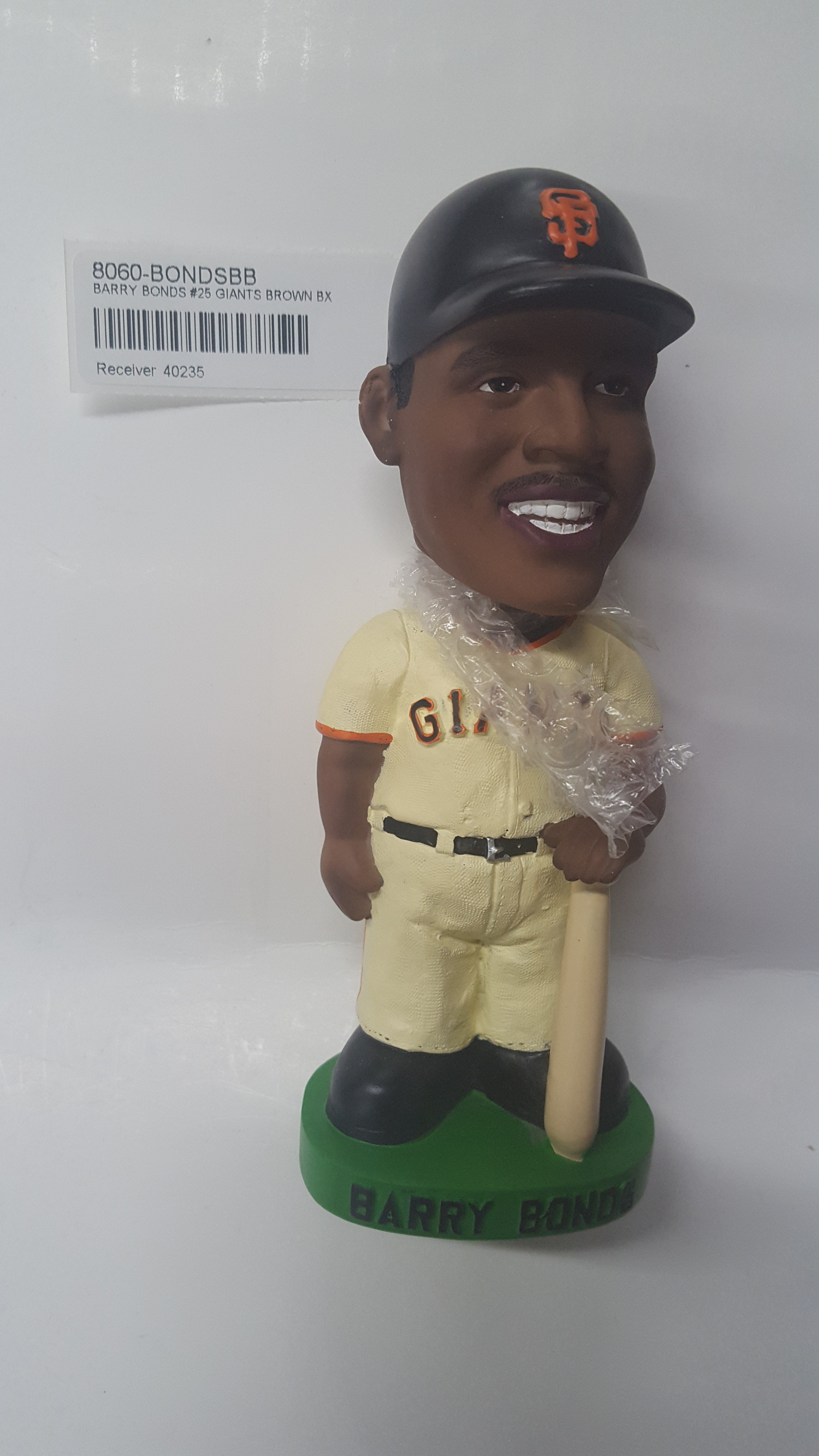 BARRY BONDS 25 GIANTS BROWN BX Bobblehead