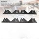 thumbnail image 4 of 2 Pairs Stainless Steel Stove Gap Covers, Heat Resistant, Easy to Clean, Adjustable Length from 13.78 to 27.17 Inches, 4 of 4